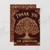 ファミリ懇親会コレクション サンキューカード (正面/裏面)