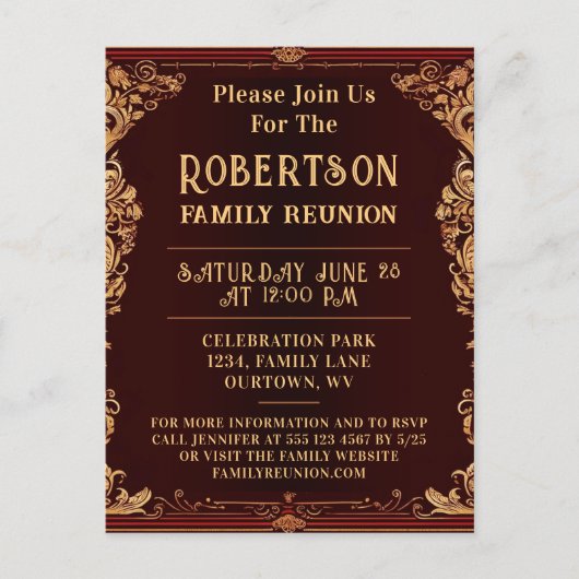 ファミリ懇親会コレクション ポストカード (正面)