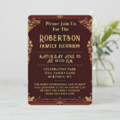 ファミリ懇親会コレクション 招待状 (スタンド正面)