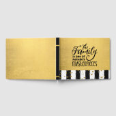 ファミリ懇親会サインインブック、メッセージブック、メモリ ゲストブック (全面)