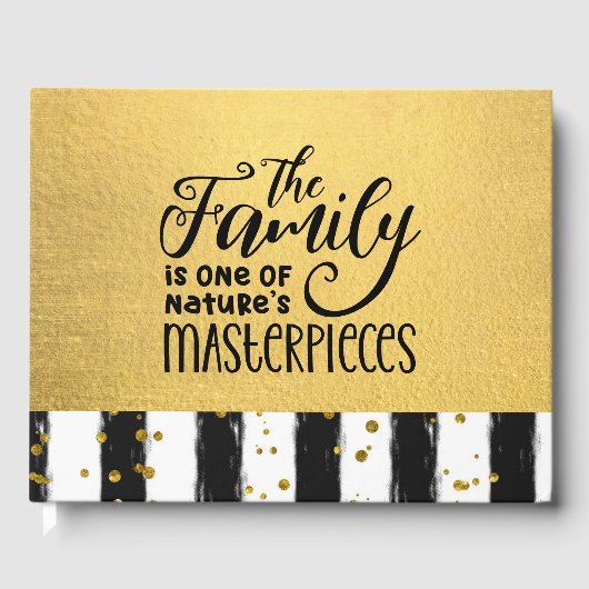 ファミリ懇親会サインインブック、メッセージブック、メモリ ゲストブック (正面)