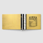 ファミリ懇親会サインインブック、メッセージブック、メモリ ゲストブック (全面)