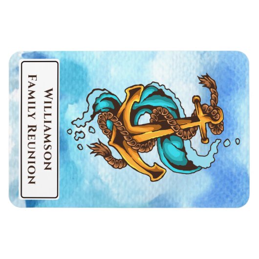 ファミリ懇親会ステートルームドアマーカクルーズ マグネット (横)