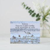 ファミリ懇親会スペインの 案内ポストカード (スタンド正面)