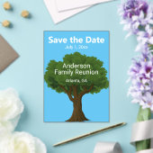 ファミリ懇親会ツリーで日付を保存 アクリル招待状 (インサイチュ (ウェディング))