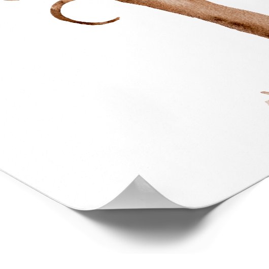 ファミリ懇親会ツリーの指紋 ポスター (角)