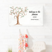 ファミリ懇親会ツリーバナー 横断幕 (インサイチュ)