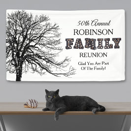 ファミリ懇親会ツリーマーキーライト 横断幕