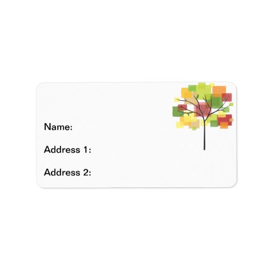 ファミリ懇親会ツリー ラベル (正面)