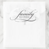 ファミリ懇親会ツリー 楕円形シール (バッグ)