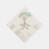 ファミリ懇親会ツリー 縁ありカクテルナプキン (角)