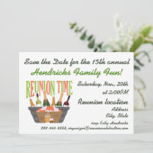 ファミリ懇親会デザイン。 招待状 (スタンド正面)