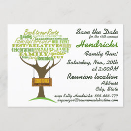 ファミリ懇親会デザイン。 招待状