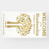 ファミリ懇親会ハンズアップツリー葉カスタム 横断幕 (横)