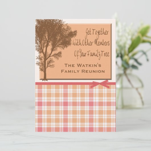 ファミリ懇親会パーティの招待状 招待状 (スタンド正面)