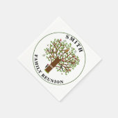 ファミリ懇親会パーティー スタンダードカクテルナプキン (角)