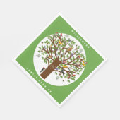 ファミリ懇親会パーティー スタンダードランチョンナプキン (角)