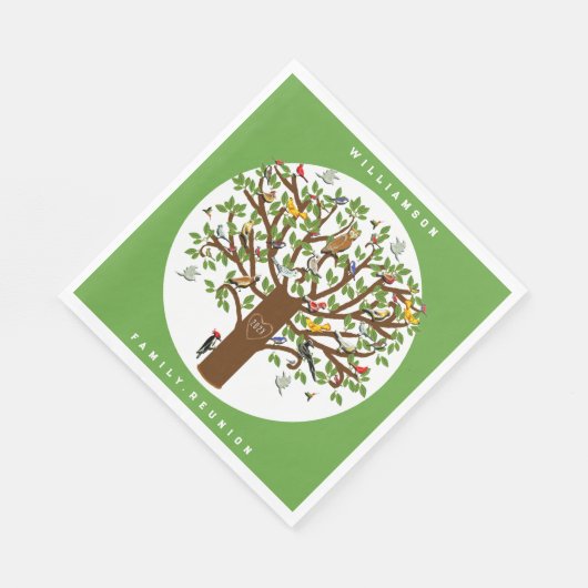 ファミリ懇親会パーティー スタンダードランチョンナプキン (角)