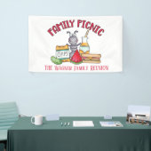 ファミリ懇親会ピクニックアリの名前の追加 横断幕 (トレードショー)