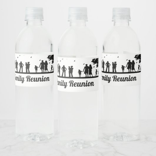 ファミリ懇親会ピクニックパーティーウォーターボトルラベル ペットボトルラベル (ボトル)