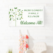 ファミリ懇親会ファミリツリーパーソナライズされた再使用可能 横断幕 (インサイチュ)