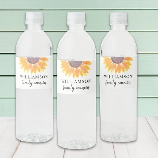 ファミリ懇親会フローラ ペットボトルラベル