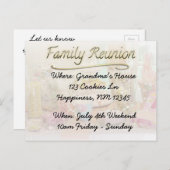 ファミリ懇親会ポストカード ポストカード (正面/裏面)