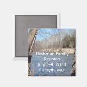 ファミリ懇親会マグネットカスタマイズ マグネット (正面/裏面)