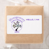 ファミリ懇親会モダンパーティーツリーアート名タグ ラベル (インサイチュ)