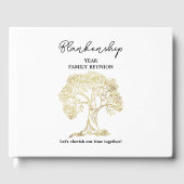 ファミリ懇親会レジストリツリーアートワークカスタムー ゲストブック (正面)