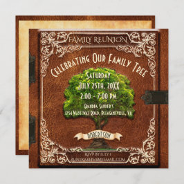 ファミリ懇親会ヴィンテージルック 招待状