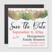 ファミリ懇親会保存日付秋《植物》アスペン葉 (正面/裏面)