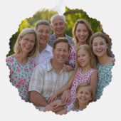 ファミリ懇親会写真のカスタマイズ追加 オーナメントカード (裏面)