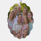 ファミリ懇親会写真のカスタマイズ追加 オーナメントカード (左)