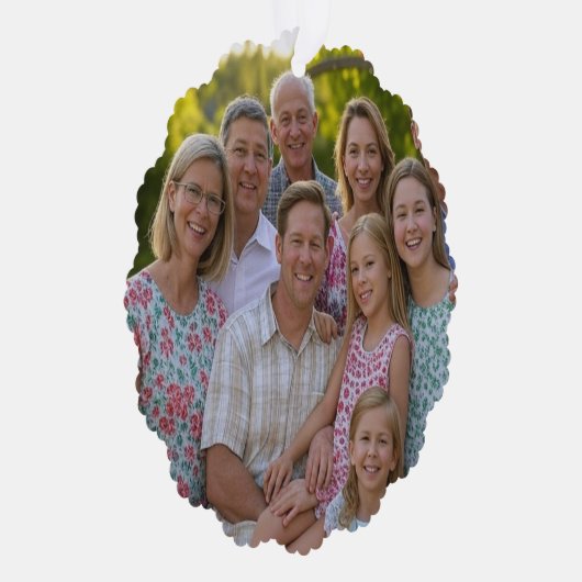 ファミリ懇親会写真のカスタマイズ追加 オーナメントカード (右)