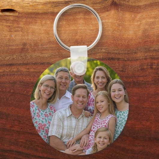 ファミリ懇親会写真のカスタマイズ追加 キーホルダー (裏面)