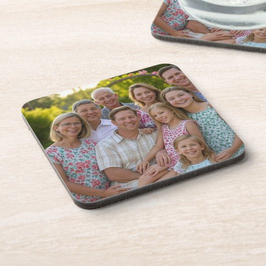 ファミリ懇親会写真のカスタマイズ追加 コースター (左側)