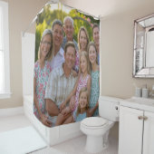 ファミリ懇親会写真のカスタマイズ追加 シャワーカーテン (インサイチュ)