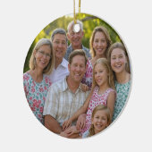 ファミリ懇親会写真のカスタマイズ追加 セラミックオーナメント (左)