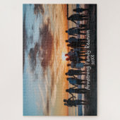 ファミリ懇親会写真の個人用設定の名前 ジグソーパズル (縦)