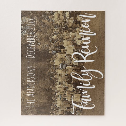 ファミリ懇親会名と日付の追加写真のアップロード ジグソーパズル (縦)