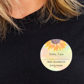 ファミリ懇親会名タグ ラウンドシール