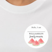 ファミリ懇親会名タグ