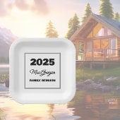 ファミリ懇親会名(年) ペーパープレート