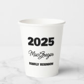 ファミリ懇親会名（年） 紙コップ (正面)