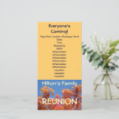 ファミリ懇親会招待状発表カード (スタンド正面)