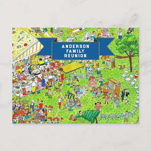 ファミリ懇親会招待状 案内ポストカード (正面)