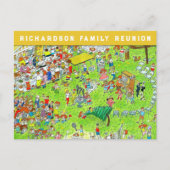 ファミリ懇親会招待状 案内ポストカード (正面)