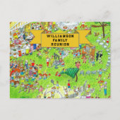 ファミリ懇親会招待状 案内ポストカード (正面)