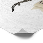 ファミリ懇親会指紋ツリーゲストブック ポスター (角)